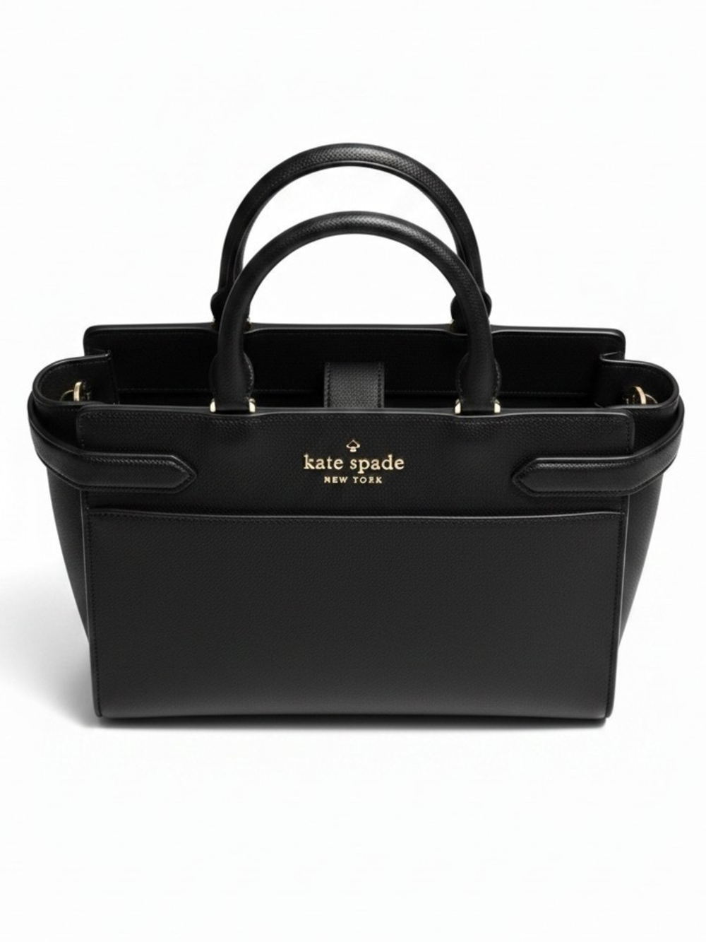 Kate Spade Black Leather Purse With Shoulder Strap Included - Picture 3 of 5
